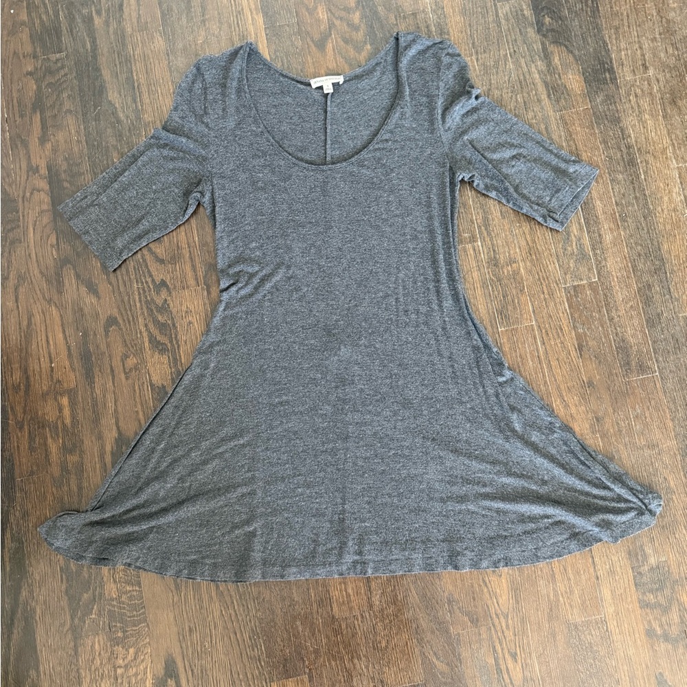 Zenana Outfitters Charcoal Jersey Dress